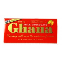 Молочный шоколад Ghana Lotte, 70г