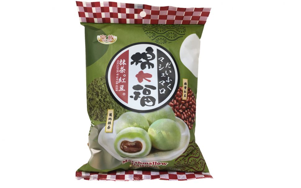 Моти Дайфуку с зеленым чаем Матча, 120г, Тайвань