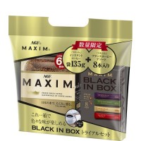 Растворимый кофе MAXIM 135г + MAXIM Black в стиках, Япония