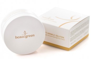 Гидрогелевые патчи для глаз с коллагеном и золотом BeauuGreen 60шт Корея