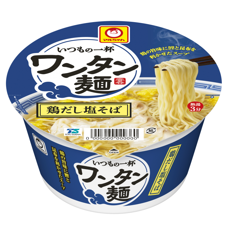 Рамен б/п Toyo Suisan с куриными пельменями Вонтон и соевым соусом, 95г Япония