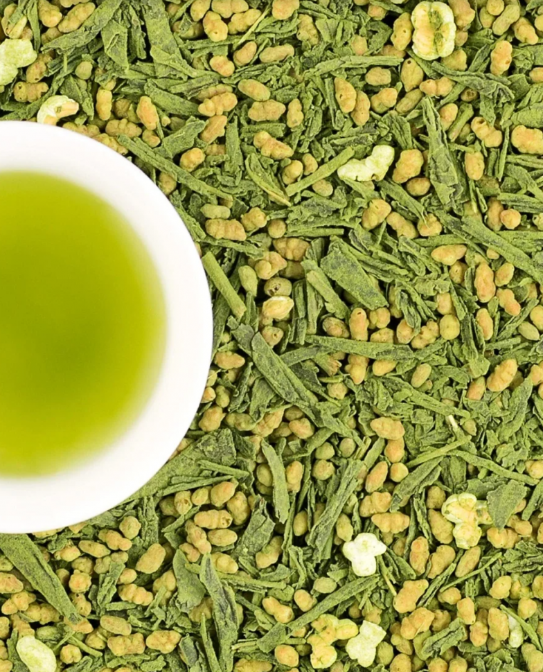 Японский зеленый чай Генмайча + Матча Оригами Origami tea, 50г