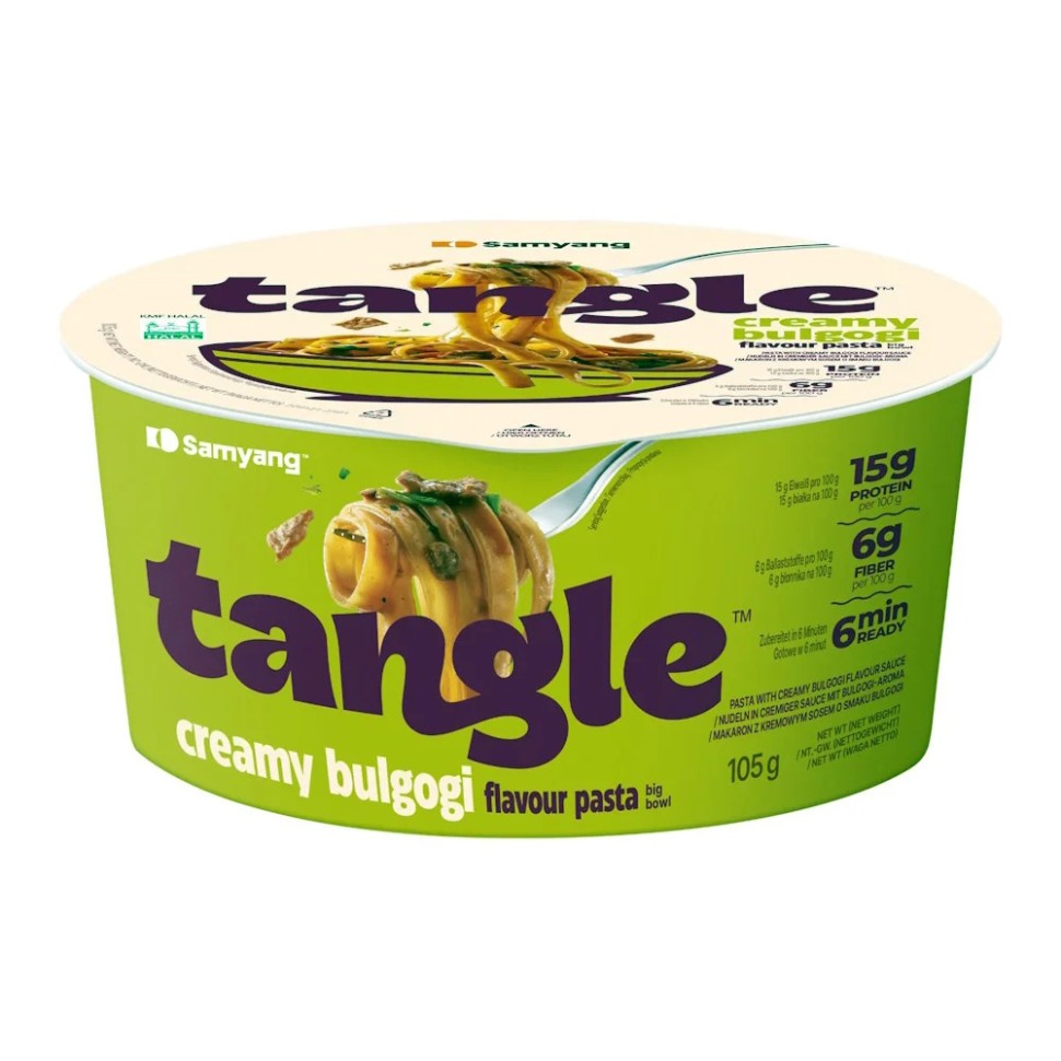 Паста Samyang Tangle мясо со сливками, чашка 105г