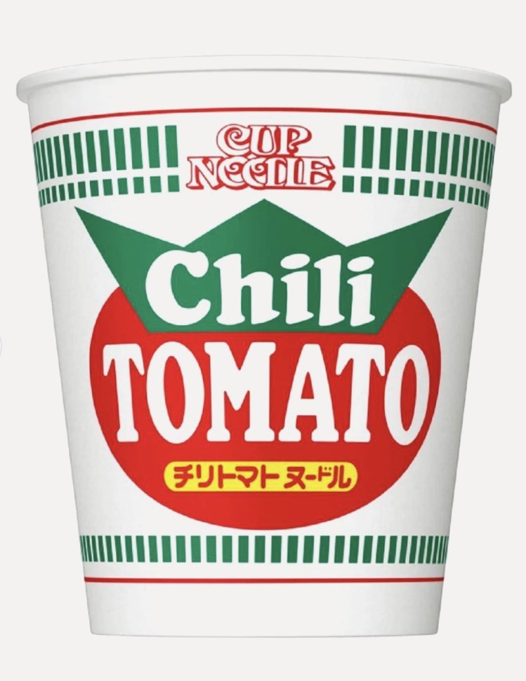 Лапша быстрого приготовления Nissin Cup Noodle Chili Tomato, 62г, Япония