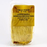 Пшеничная вермишель Тай Фуд Кинг китайская желтая, Chinese Noodle THAI FOOD KING,  454г
