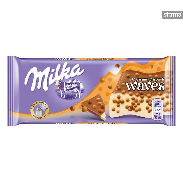 Шоколад Milka WAVES, 100г