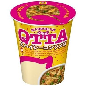Лапша быстрого приготовления QTTA Острый бульон консоме, 85г, Япония