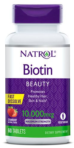 Витамины Natrol Biotin 10000 мкг, США