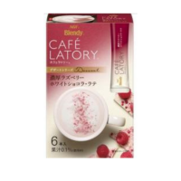 Кофе латте с белым шоколадом и малиной в стиках Ajinomoto AFG , 77г, Япония