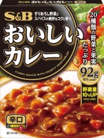 Приправа &quot;Карри&quot; S&amp;B, вкус Умами 22 вида овощей и фруктов с перцем Чили острое, (готовое блюдо) 170 г Япония