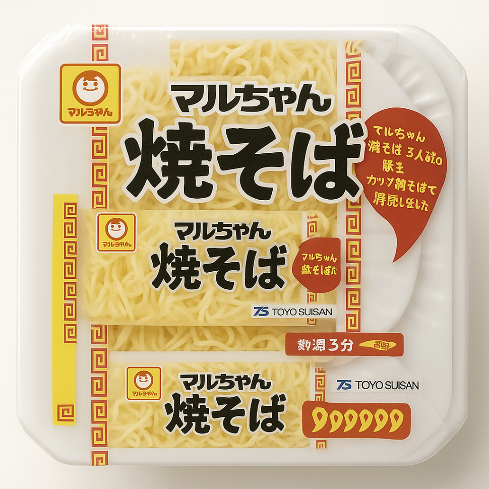 Лапша Тоюсуисан б/п Якисоба с мясным фаршем фурикаке и имбирем, 107 г