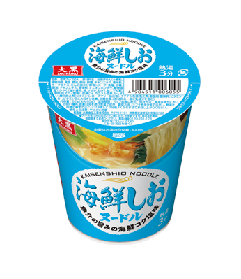 Лапша быстрого приготовления с солеными морепродуктами и овощами "ДАЙКОКУ" Kaisenshio Noodle, Япония, 66 г