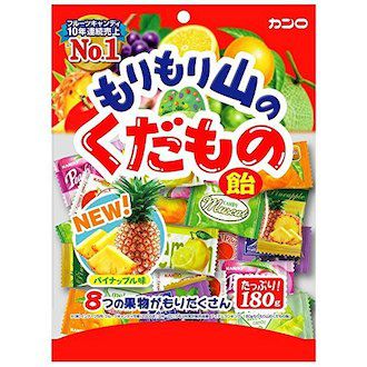 Карамель Kanro ассорти 8 фруктовых вкусов, Япония,180г