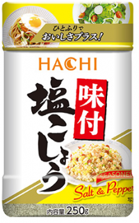 Приправа Хачи Шокухин Смесь японской соли и перца, мелкого помола  Hachi Shokuhin 250г / 100 г , Япония