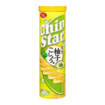 Картофельные чипсы Chip Star со вкусом Юдзукосё из префектуры Оита Yamazaki, 50г, Япония