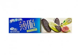Печенье Oreo Матча-мусс и кусочки инжира, 97 г, Китай