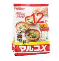 Мисо-суп Органик MARUKOME (тофу, вакаме, зеленый лук, тофу и жареный тофу), 12 порций, 201г