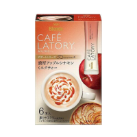 Черный чай со сливками яблоком и корицей Ajinomoto AFG в стиках , 63г, Япония