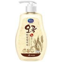 Жидкое средство для мытья посуды, овощей и фруктов Mukunghwa  Злаки (антибактериальное), 750мл Корея