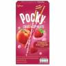Палочки Поки в йогуртовой глазури со вкусом персика и клубники Pocky, 38 г