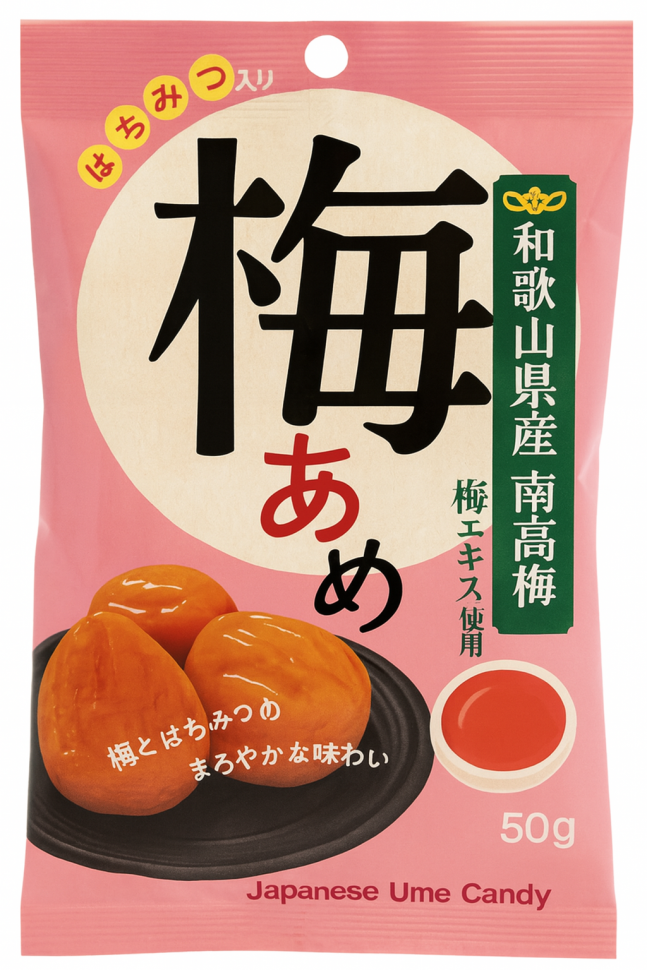 Леденцы сливовые Senjakuame, Япония, 46г