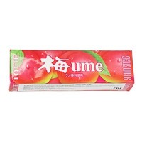 Жевательная резинка Умэ Lotte, со вкусом японской сливы, 9 пластиков