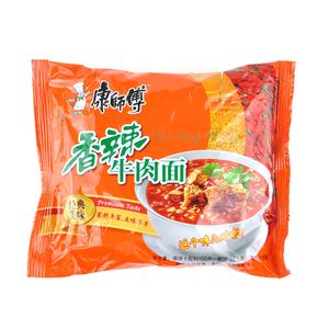 Лапша быстрого приготовления (Instant noodles), острая с говядиной, 85г
