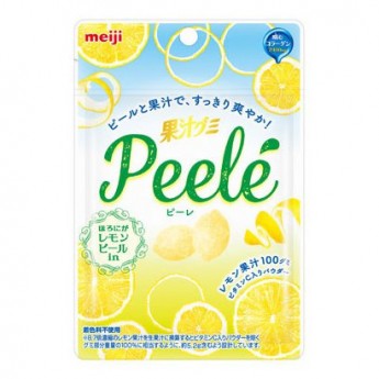 Мармелад Meiji с цедрой лимона и коллагеном 47г, Япония 