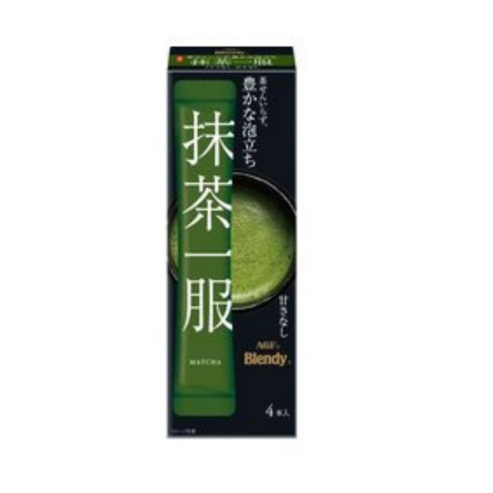 Чай Матча без сахара Organic AGF Blendy в стиках, 30г, Япония