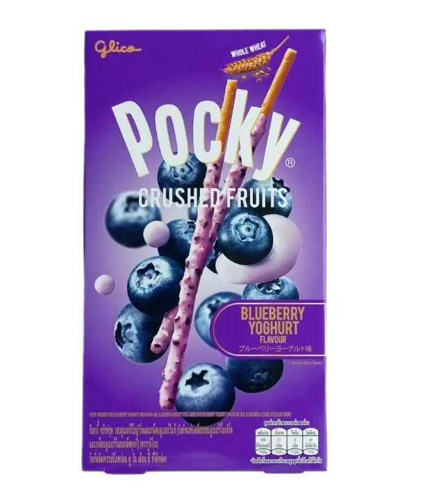 Палочки Поки в йогуртовой глазури со вкусом голубики Pocky, 38 г