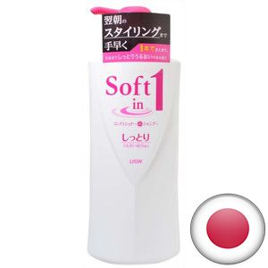 Смягчающий шампунь-кондиционер LION Soft in 1 с экстрактом морских водорослей и медовым ароматом, 530 мл