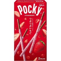 Палочки Поки с клубничным вкусом в шоколаде Pocky, 55г, Япония