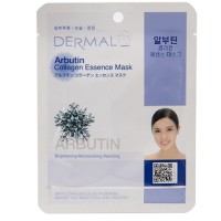 Маска для лица с коллагеном и арбутином Dermal Arbutin Collagen Essence Mask, Корея, 23г