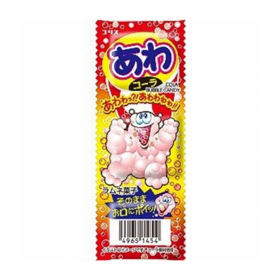 Шипучие конфеты со вкусом колы Bubble Candy Cola Coris, 3шт. Япония