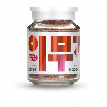Корейский крепкий растворимый кофе  IMUDJI Red Energy Огненная энергия, 90 г, Корея