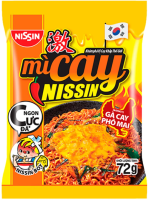 Лапша Ниссин с острой курицей и сыром Nissin, 72г, Вьетнам