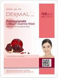 Коллагеновая маска Pomegranate Collagen Essence Mask с гранатом, Корея, 23г