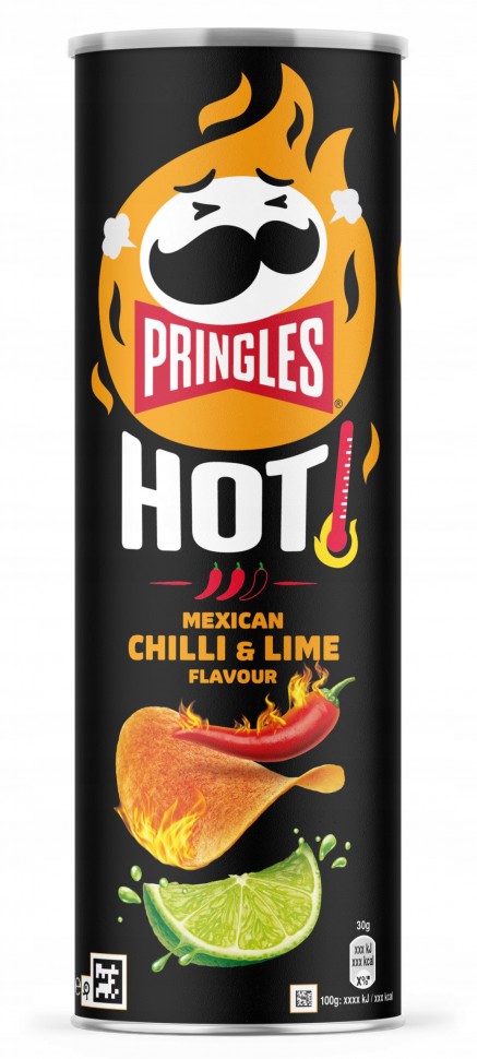 Чипсы Принглс Pringles Мексиканский Чили и Лайм, Pringles Mexican Chilli and Lime, 160г