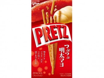 Палочки-печенье Pretz со вкусом минтаевой икры и майонеза, Япония, 75г