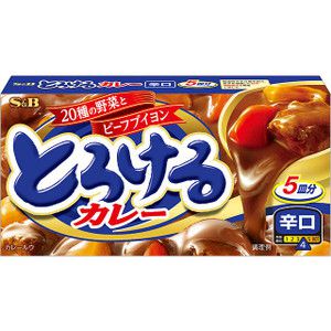 Карри острый S&B японский, 90г