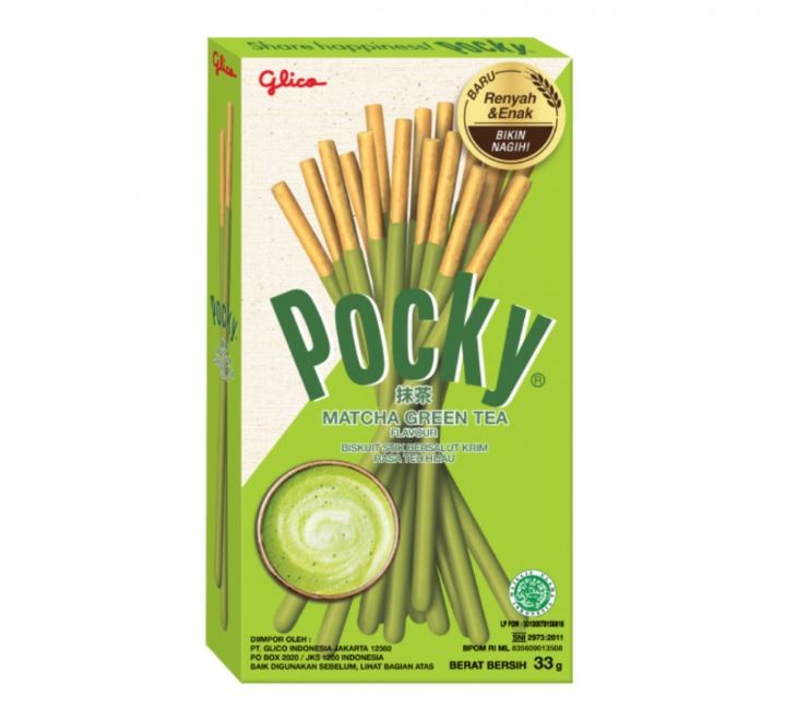 Палочки Поки Матча-Латте Pocky Glico, 33 г, Таиланд