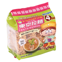 Лапша б/п Tokyo Noodle Том-ям по токийски, Япония 120г 4 порции