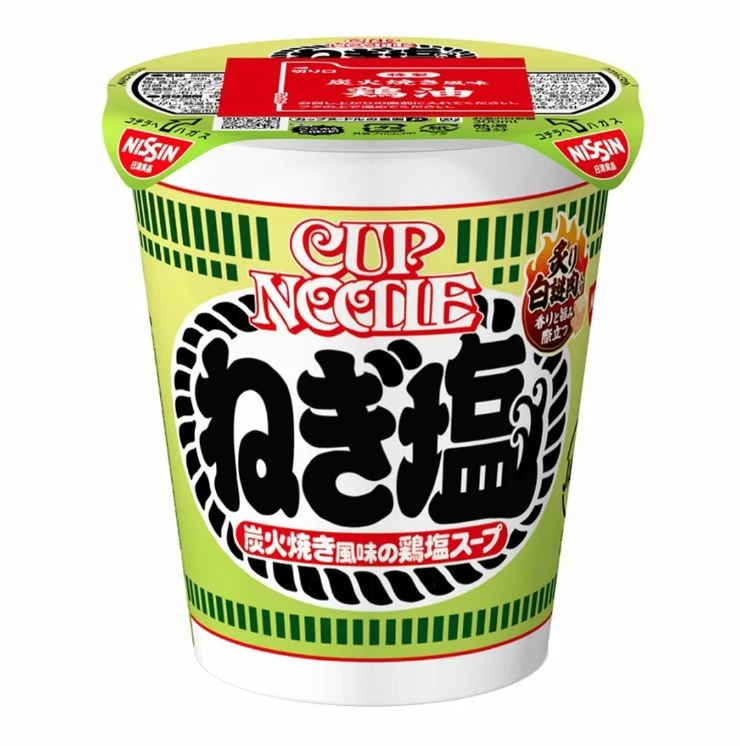 Лапша Nissin с кусочкам курочки и дымком, 76 г, Япония 