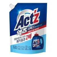 Концентрированный гель "Act'z" для стирки, для машин с вертикальной и горизонтальной загрузкой (для повседневных загрязнений) 2,2 л, Корея