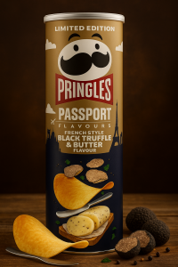 Чипсы Принглс Pringles по-французски с черным трюфелем и сливочным маслом Passport French Style Black Truffle&Butter 165г