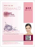 Маска для лица с эссенцией коллагена Dermal Marine Collagen Essence Mask, Корея, 23г