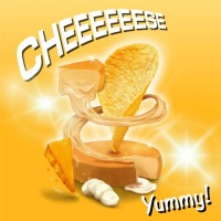 Картофельные чипсы суперсырные Pringles четыре сыра Four CHEEEEESE! (мини-туба), 53 г Япония