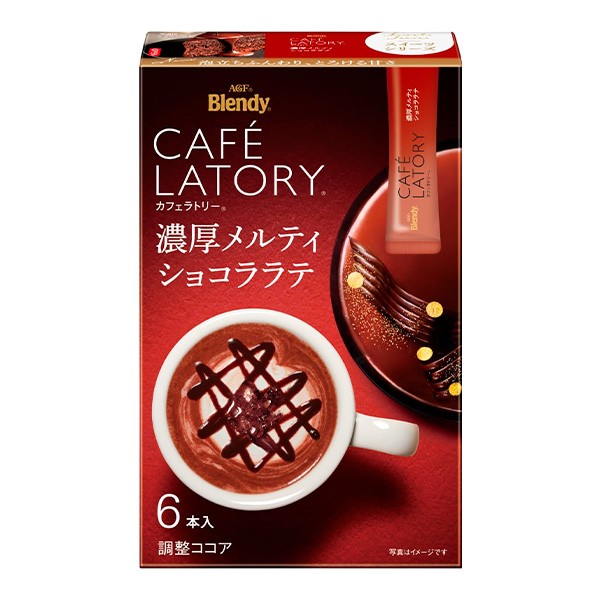 Японский латте шоколад AGF Blendy, 6 шт, 58г