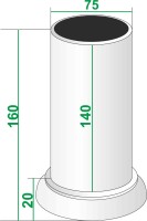 Подставка для керамических ножей, Tivosan