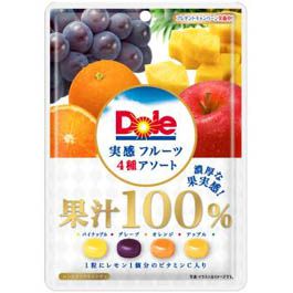 Карамель леденцовая Dole ассорти из 100% сока, 70г